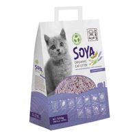 M-PETS Soya Organic Cat Litter Lavender Scented 6L - 100% Biodegradable (Pack of 2)