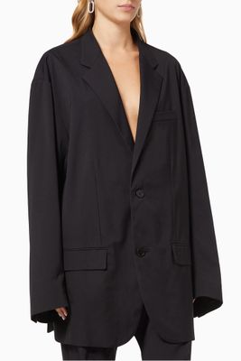 Tailored Jacket in Stretch Technical Crêpe Tailored Jacket in Stretch Technical Crêpe