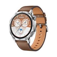 Huawei GT5 Vili Smartwatch with Brown Composite Leather Strap and FreeBuds 5i, Blue