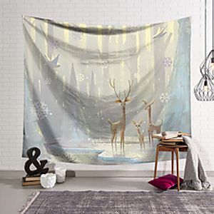 Wall Tapestry Art Decor Blanket Curtain Hanging Home Bedroom Living Room Decoration and Modern and Animal miniinthebox