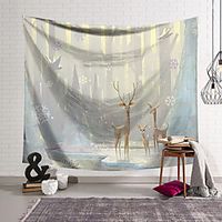 Wall Tapestry Art Decor Blanket Curtain Hanging Home Bedroom Living Room Decoration and Modern and Animal miniinthebox - thumbnail