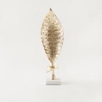 Leaf Shaped Pillar Candle Holder - 50 cms