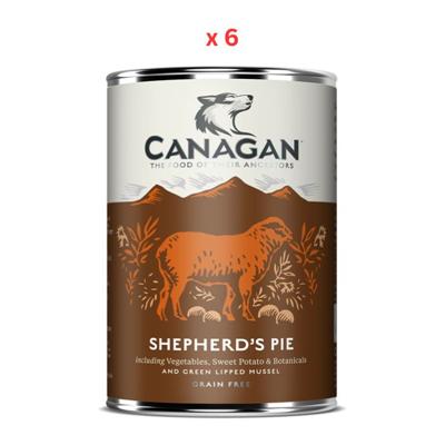 Canagan Shepherd's Pie Wet Dog Food 400g Pack Of 6