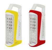 Sonashi Rechargeable Led Lantern With Solar Panel & Mobile Charging Function Red & Yellow (SEL-697SP)