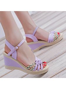 Color Block High Heeled Ankle Strap Peep Toe Date Office Sandals