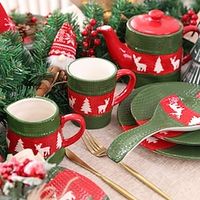 1pc, Christmas Tableware, Christmas Spoon, Cute Cartoon In Fairy Tale World Interesting For Home Use, Birthday Party Arrangement Decoration, Spoons For Hotel Resturant Lightinthebox - thumbnail