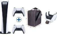 Sony PlayStation 5 Console Digital Version (International Edition)with Extra Controller with Bag and Charger Dock Station - thumbnail