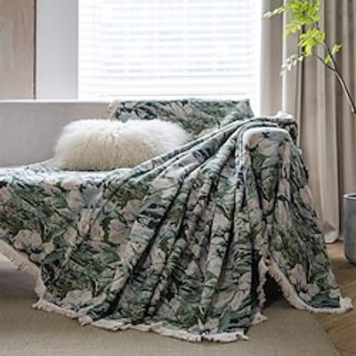 Vintage Sofa Throw Blanket Soft Cozy Cotton Polyester Blend Sofa Cover Floral Slipcover Sofa Towel for Couch Sofa Chair Bed Living Room Lightinthebox Vintage Sofa Throw Blanket Soft Cozy Cotton Polyester Blend Sofa Cover Floral Slipcover Sofa Towel for Couch Sofa Chair Bed Living Room Lightinthebox