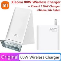 Xiaomi Mi Wireless Charger 80W MAX Stand Smart Temperature Control Vertical Charging Base Fast Charge For Xiaomi 11 Ultra Lightinthebox - thumbnail