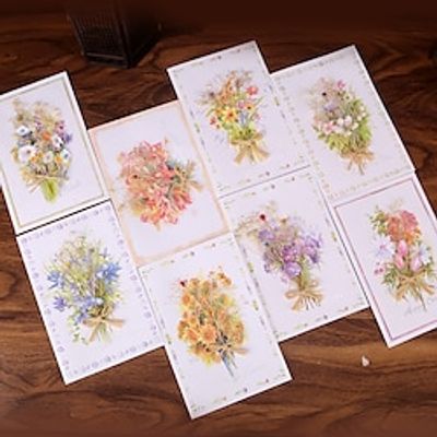 Handmade Dried Flowers Greeting Cards Thank You Card Birthday Party Graduation Wedding Invitation Anniversary Card Flower Bouquet Card for Wife Valentine Mom Day Gift Lightinthebox Handmade Dried Flowers Greeting Cards Thank You Card Birthday Party Graduation Wedding Invitation Anniversary Card Flower Bouquet Card for Wife Valentine Mom Day Gift Lightinthebox