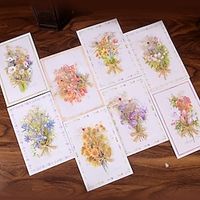 Handmade Dried Flowers Greeting Cards Thank You Card Birthday Party Graduation Wedding Invitation Anniversary Card Flower Bouquet Card for Wife Valentine Mom Day Gift Lightinthebox Handmade Dried Flowers Greeting Cards Thank You Card Birthday Party Graduation Wedding Invitation Anniversary Card Flower Bouquet Card for Wife Valentine Mom Day Gift Lightinthebox