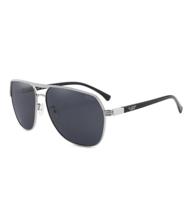 Lee Cooper Mens Square Polarised Sunglasses Smoke Lens - LC1016C03