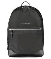 Tommy Hilfiger Black Polyester Backpack (TO-27519)