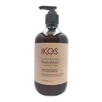 Ikos Aromatic Exfoliator Body Wash Lemon Grass+Sage 500Ml