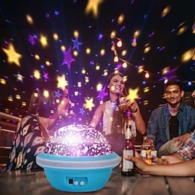 Fantasy Flying Saucer Star Light Romantic Star Projection Light Suitable For Birthday Gifts And Surprises - Purple Lightinthebox