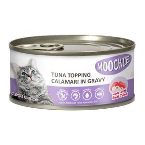 Moochie Adult Tuna Topping Calamari 85g Can