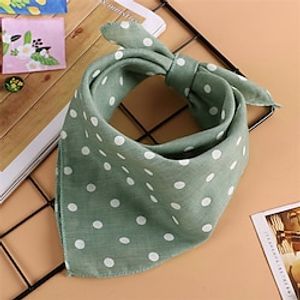 Polka Dots Kerchief Pink Green Blue Scarfs Birthday Gift Accessories Lightinthebox