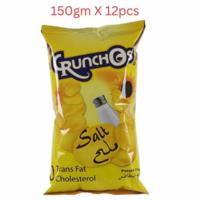 Crunchos Chips Salt, 150g - Carton of 12 Packs