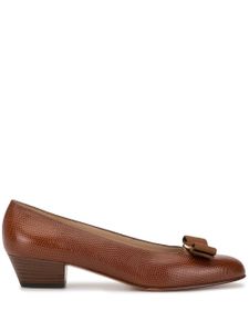 Salvatore Ferragamo Pre-Owned Vara Bow pumps - Brown