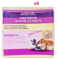 Emily Pets Wood Shaving - Lavender Scent 62 L (4Kg) (Pack of 6)