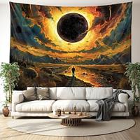 Total Solar Eclipse April 8 2024 Hanging Tapestry Wall Art Large Tapestry Mural Decor Photograph Backdrop Blanket Curtain Home Bedroom Living Room Decoration Lightinthebox