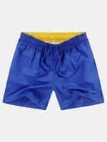 Mens Summer Quick-drying Elastic Waist Drawstring Beach Shorts Casual Loose Jogging Shorts