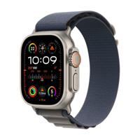 Apple Watch Ultra 2 GPS + Cellular 49mm Titanium Case with Blue Alpine Loop - Medium