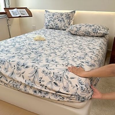 A-Class Bedsheet Cover, Cotton Small Cotton Bedsheet Protective Cover, Solid Color Bedsheet Cover, Bedsheet Mattress Cover Lightinthebox