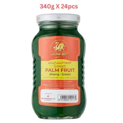 Golden Swan Sweet Sugar Palm Fruit Green Kaong 340G (Pack of 24)