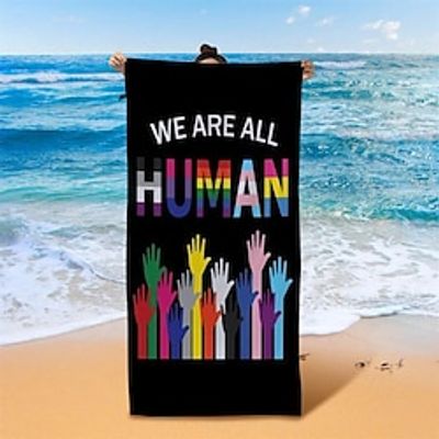 Rainbow LGBT Pattern Beach Towel Beach Blanket Bath Towel for Adults and Kids,Compact Sand Free Swim Pool Blanket for Outdoor Traveling on Vacation Beach Accessories Lightinthebox