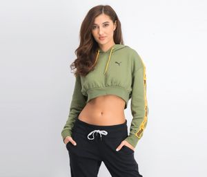 Womens Sue Tsai Hoodie  Olive