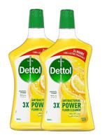 Dettol Floor Cleaner Lemon 2X900ml