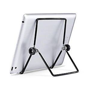 Foldable Metal Tablet Stand Adjustable Big Phone Tablet Desktop Holder Mount Cooling Fast Universal for iPad iPhone miniinthebox