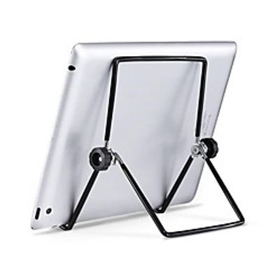 Foldable Metal Tablet Stand Adjustable Big Phone Tablet Desktop Holder Mount Cooling Fast Universal for iPad iPhone miniinthebox