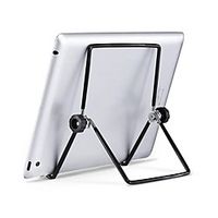 Foldable Metal Tablet Stand Adjustable Big Phone Tablet Desktop Holder Mount Cooling Fast Universal for iPad iPhone miniinthebox - thumbnail