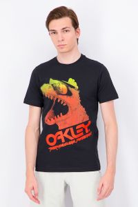 Mens Dino Graphic Short Sleeve T-Shirt  Black
