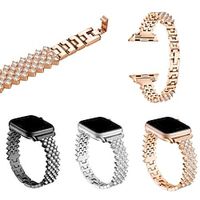 Jewelry Bracelet Compatible with Apple Watch band 38mm 40mm 41mm 42mm 44mm 45mm 49mm Bling Diamond Stainless Steel Rhinestone Strap Replacement Wristband for iwatch Series Ultra 8 7 6 5 4 3 2 1 SE miniinthebox - thumbnail