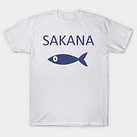 Inspired by Summer Time Rendering Sakana T-shirt Back To School Polyester / Cotton Blend Letter Harajuku Kawaii Street Style For Unisex miniinthebox - thumbnail