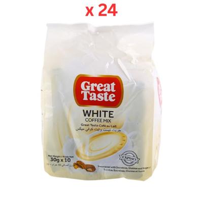 Great Taste 3In1 White Coffee Creamy (10*30G) 300G Pack of 24