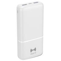 Hezire HPower Prime 20,000 mAh Type-C PD20W & QC3.0 Power Bank, White - HEZ-PB20K-PRIW (UAE Delivery Only)