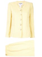 Chanel Pre-Owned 1998's Setup suit jacket skirt - Yellow