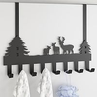 Over Door Hooks Hanger, Racks for Bags Towels Bathrobes Hat Clothes Belt, Closet Bathroom Door Decorative Hanging Storage Rack Lightinthebox - thumbnail