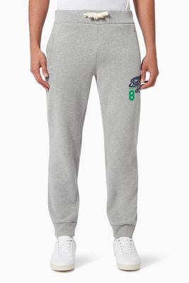 Collegiate Graphics Joggers in Cotton Jersey Collegiate Graphics Joggers in Cotton Jersey