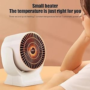 Portable Electric Heater Low Noise Air Heater Fast Heating Mini Desktop Fan Heater Winter Heating Warmer for Home Office Room Lightinthebox