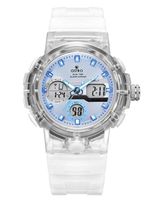 Astro Kids P3202 Movement Watch, Analog-Digital Display and Polyurethane Strap, Transparent - A23822-PPWL