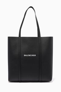 Black Small Everyday Shopper Tote Bag