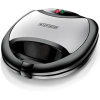 Black+Decker 750Watt 2 Slice Sandwich Maker, Black - TS2000-B5