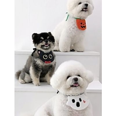 Dog Cat Tie  Bow Tie Cute and Cuddly Bandanas Safety Life Cute Soft Walking Character Polyester Small Dog Multicolor 1PC Lightinthebox