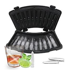 Silicone Ice Cube Maker Bullet Shape Ice Cube Tray DIY Ice Cream Maker Ice Cube Mold Bar Party Drinking Accessories Lightinthebox