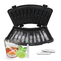 Silicone Ice Cube Maker Bullet Shape Ice Cube Tray DIY Ice Cream Maker Ice Cube Mold Bar Party Drinking Accessories Lightinthebox - thumbnail